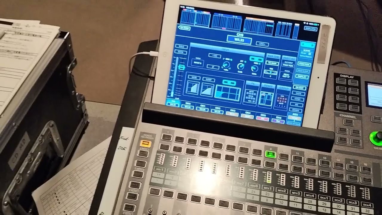舞台音響の仕込み②（ちょこっと解説付き）