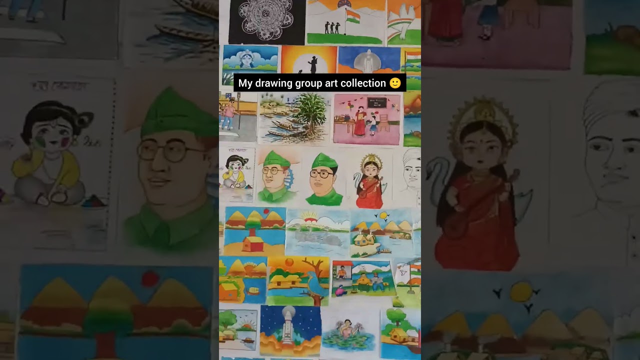 my drawing group art collection #like #art #comment
