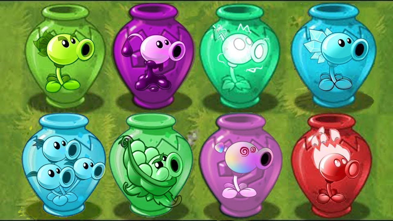 PvZ 2 Challenge Vasebreaker - All Pea Vasebreaker VS Gargantuar Zombie