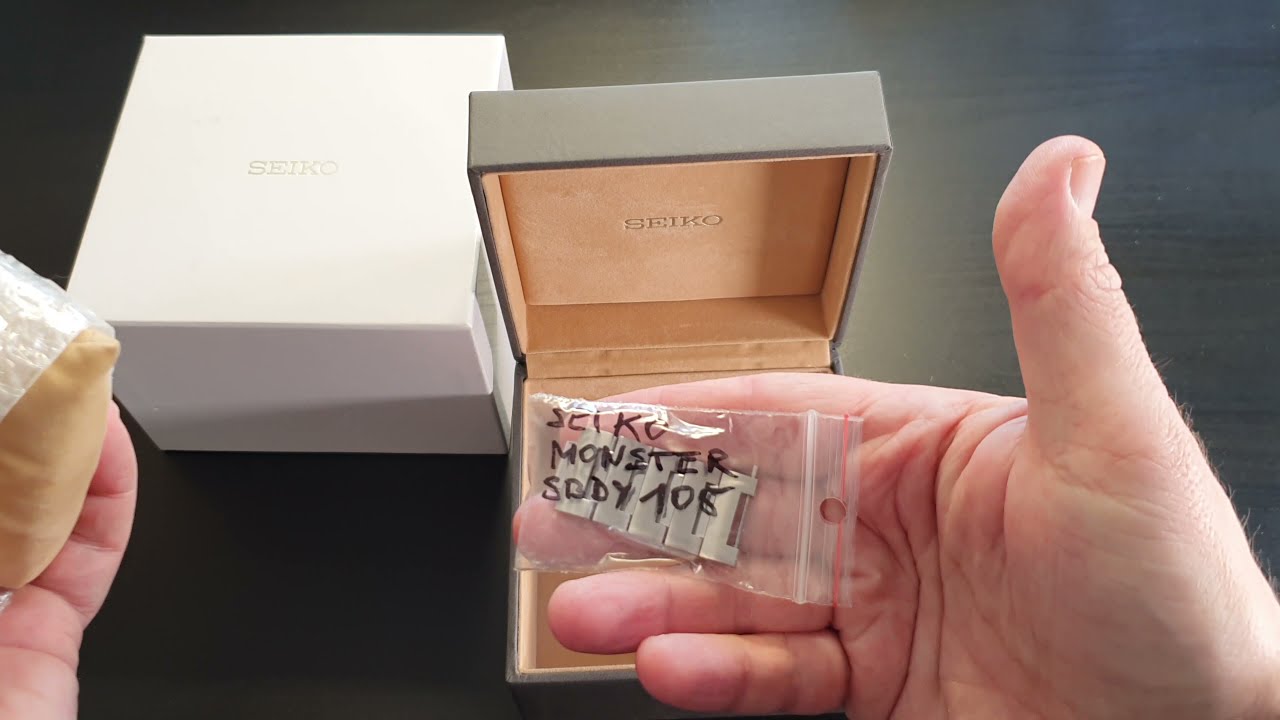 Unboxing Seiko Monster PROSPEX SRPG57K1 - 