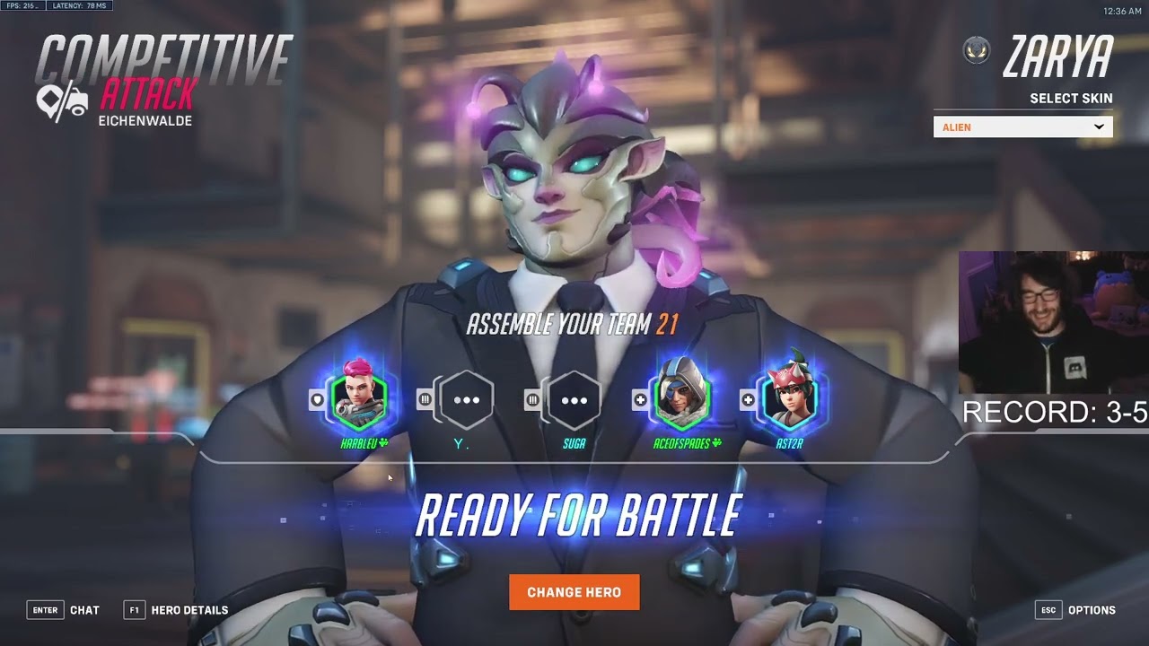 20K Dmg! 44 Elims! Harbleu Insane Zarya Overwatch 2 Season 8 Gameplay