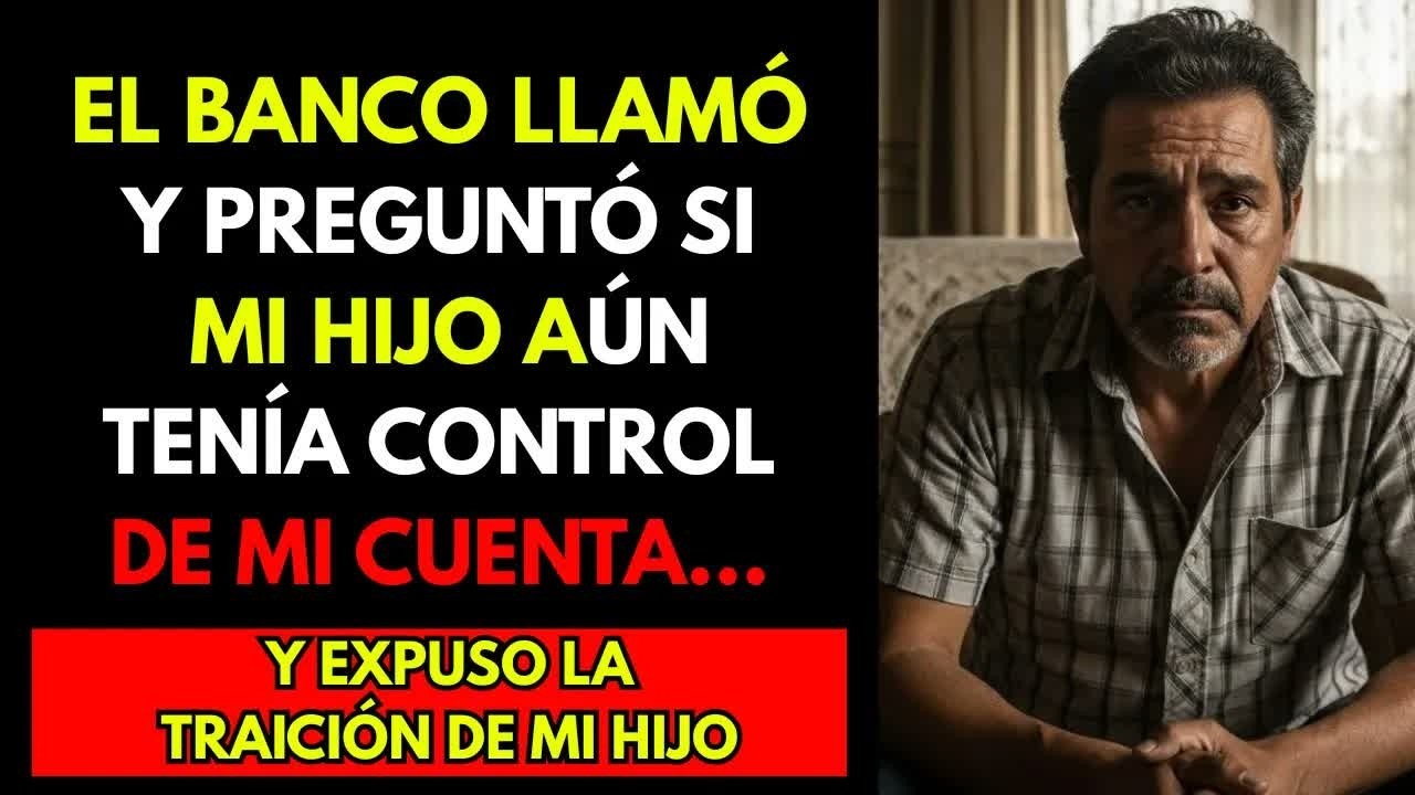 HISTORIA REAL： El banco llamó y preguntó si mi hijo aún tenía control de mi cuenta...Y lo descubrí..