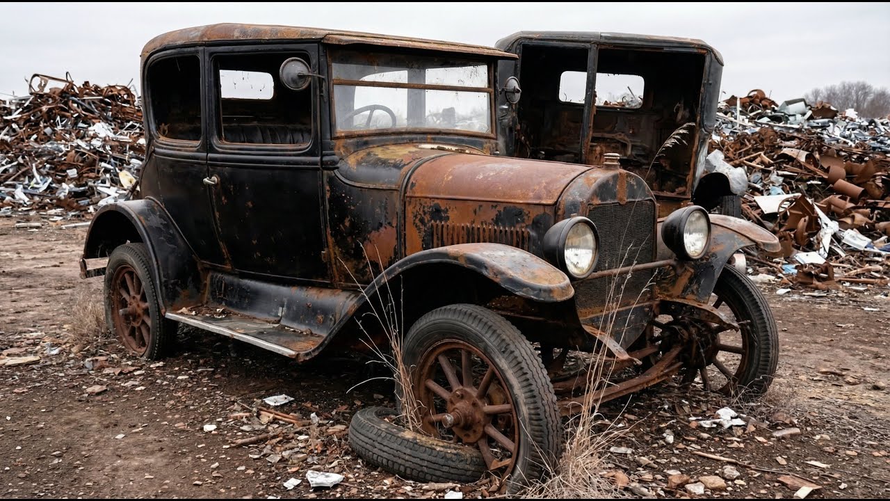 1908 America First Car | Silent ASMR Restoration from Scrap to Shine