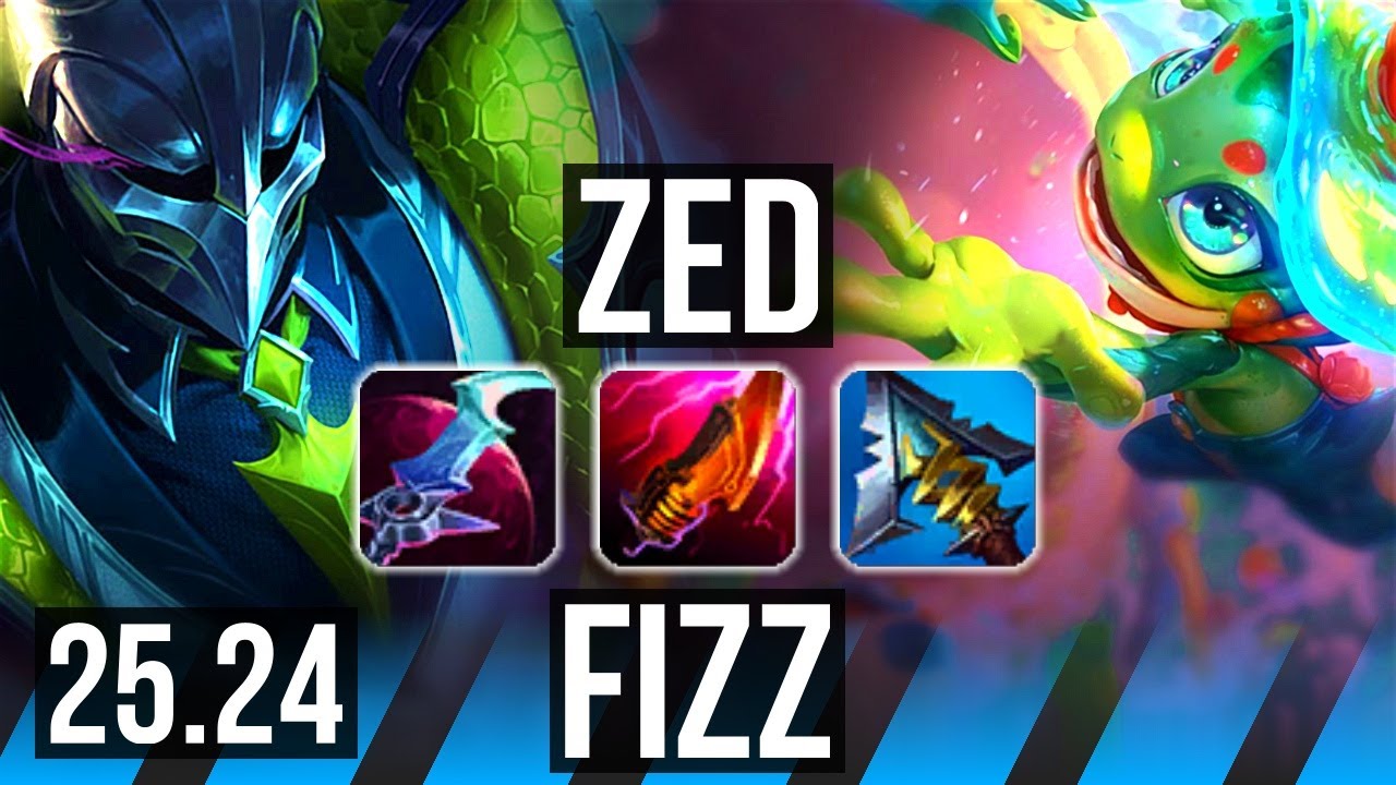ZED vs FIZZ (MID) | KR Master | 25.24