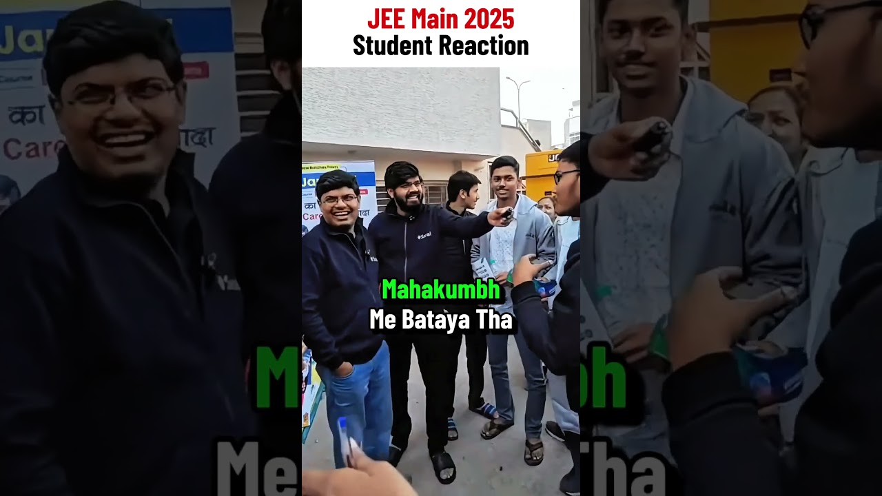REALITY of JEE Mains 2025 Exam 💀 Shocking Reaction 😱 #shorts #esaral #jee #jee2025