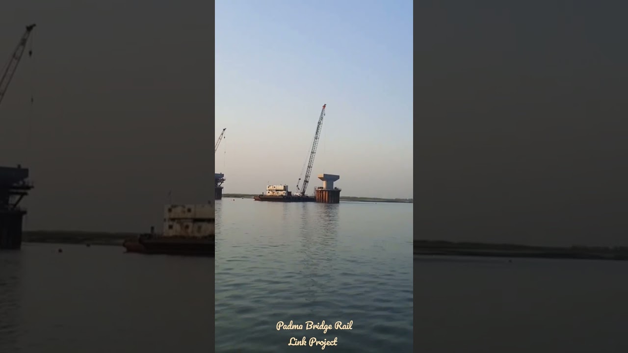 Padma Bridge Rail Link, Bangladesh #padma #padmabridge #bdarmy #bridge #construction