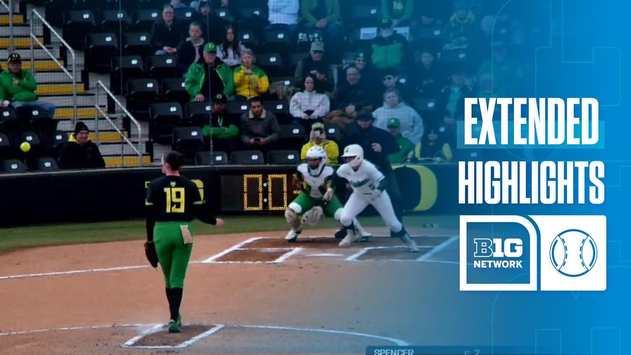 Stetson at Oregon | EXTENDED HIGHLIGHTS | Big Ten Softball | 02/28/2026