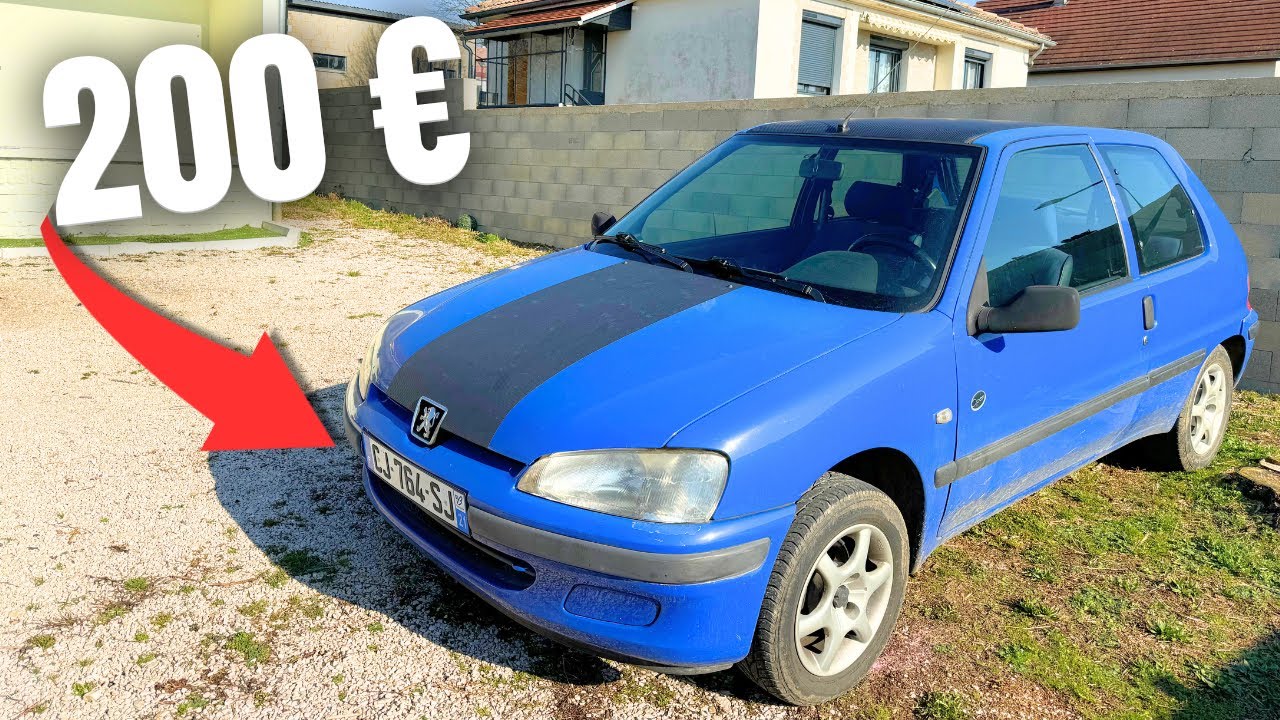 J’achète une Peugeot 106 a 200 € avec le compteur TRAFIQUÉ ..