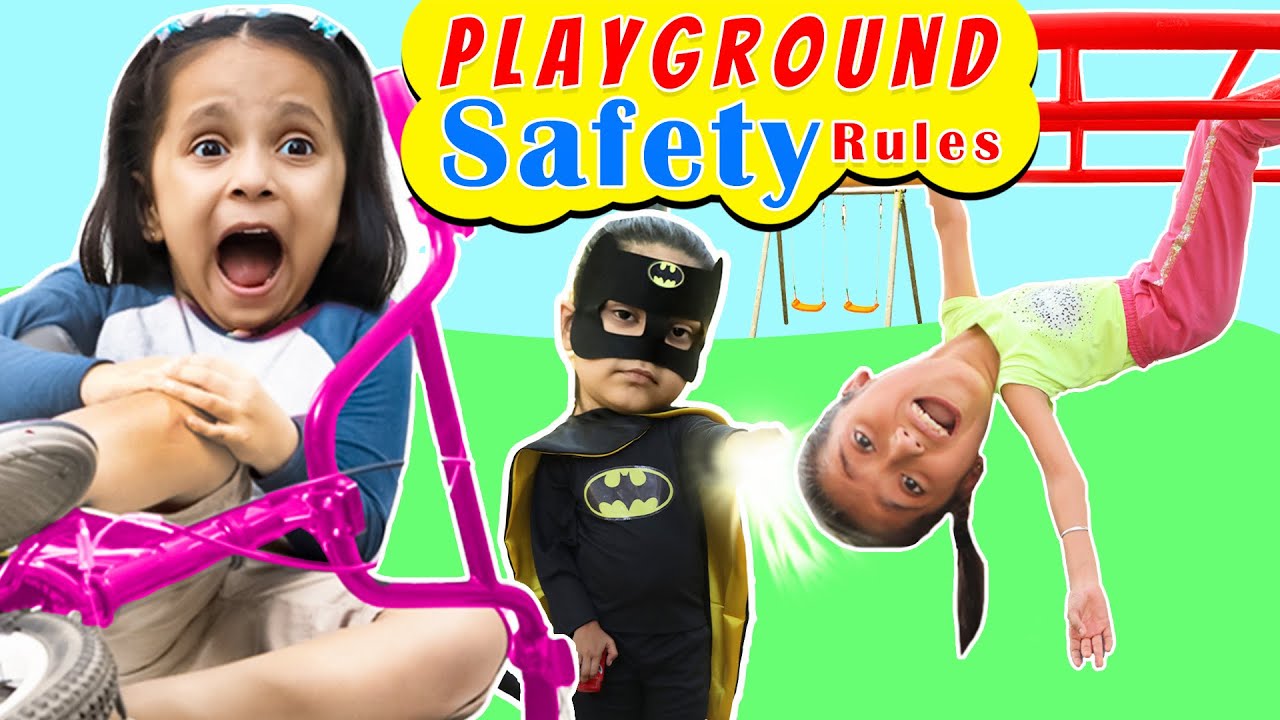 SAFETY Rules at PLAYGROUD | Kids Pretend Play Be Safe | ToyStars
