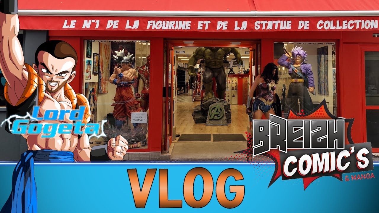 Je n'étais pas prêt à voir tout ça! Breizh Comic's, le meilleur magasin de l'ouest? VLOG