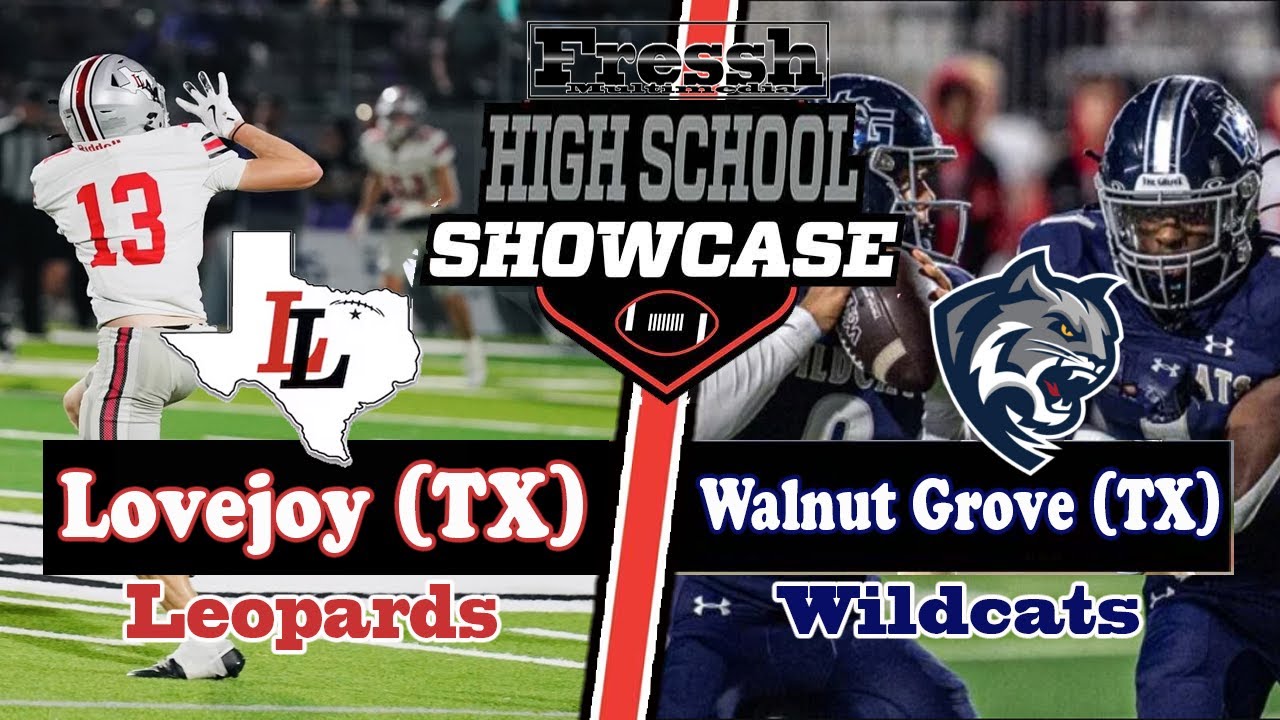 Lovejoy (Lucas, TX) Leopards vs. Walnut Grove (Prosper, TX) Wildcats 7:30pm Kickoff Thurs 10/23/2025