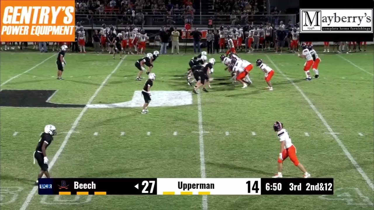 No. 23 Beech vs No. 25 Upperman Week 5 TSSAA Football (GAME HIGHLIGHTS)