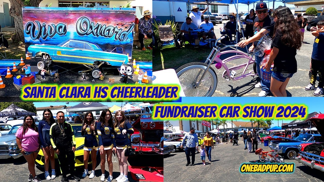 Santa Clara HS Cheerleader Car Show 2024