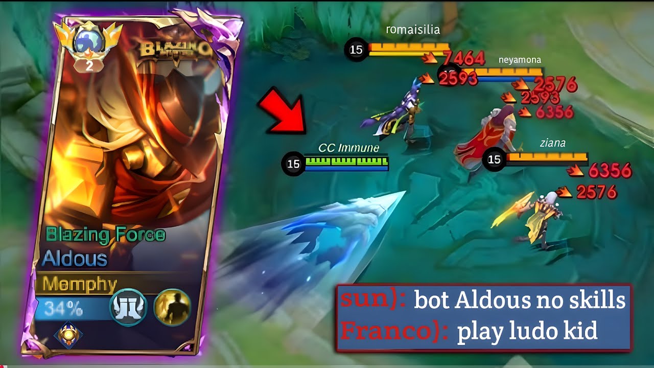 MEMPHY ALDOUS IS FINALLY BACK!! ALDOUS ONEHIT BUILD!