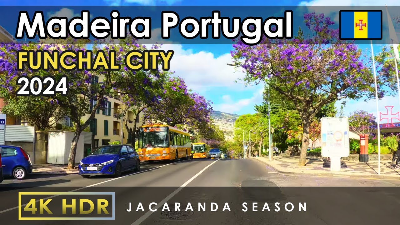 Driving Madeira in 4K - (Cristiano Ronaldo Birthplace) Funchal City Tour | Portugal Scenic Drive