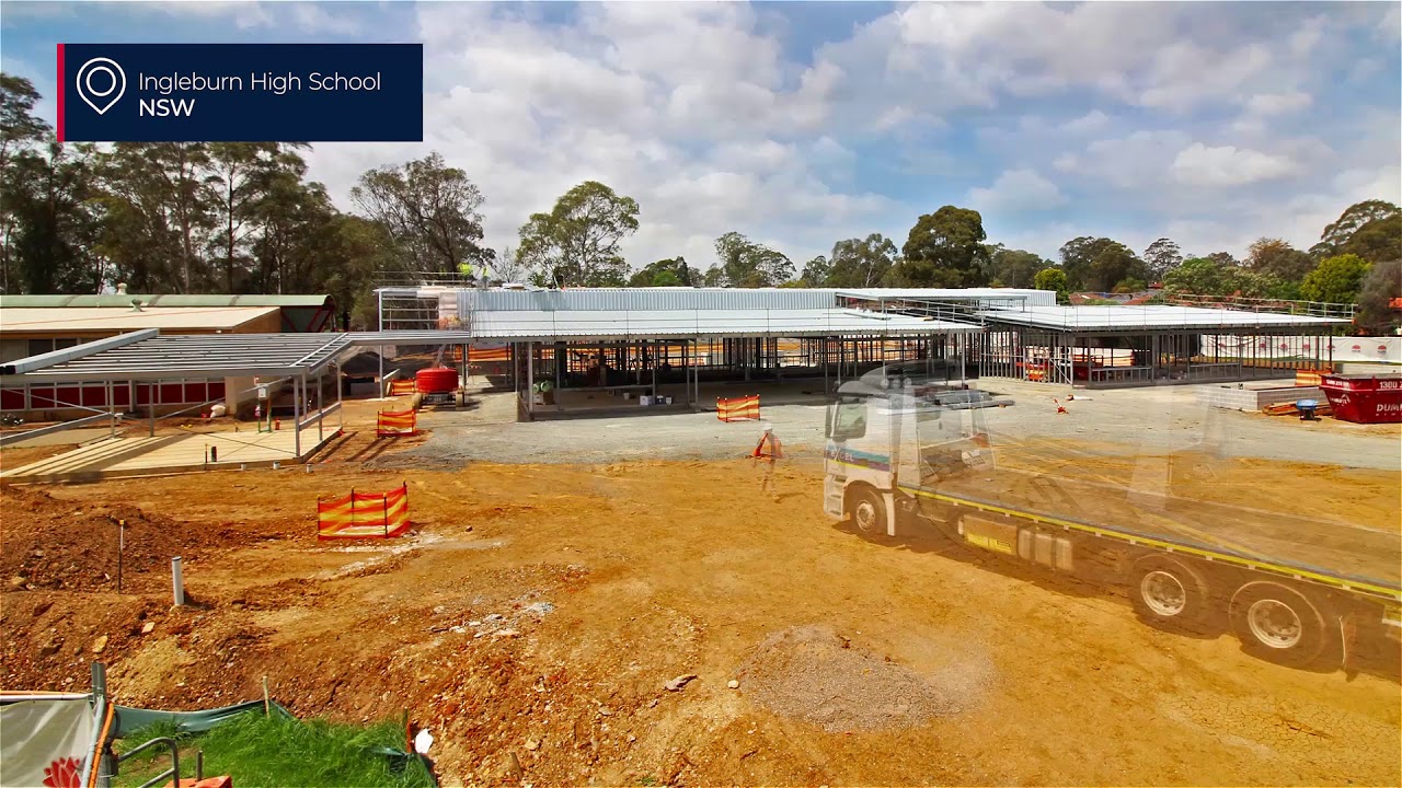 Ingleburn High School construction time lapse