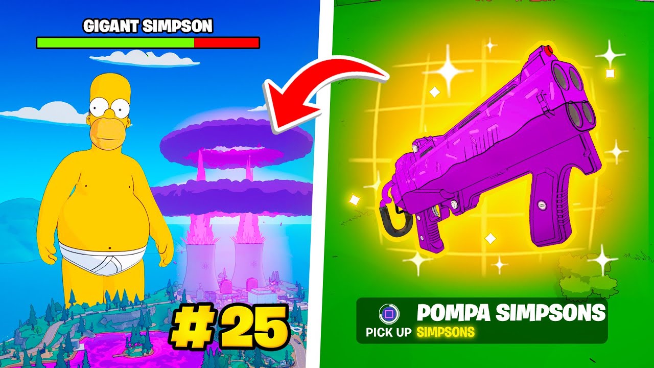 TESTUJE WSZYSTKIE SEKRETNE MITY NOWEJ AKTUALIZACJI W THE SIMPSONS w Fortnite