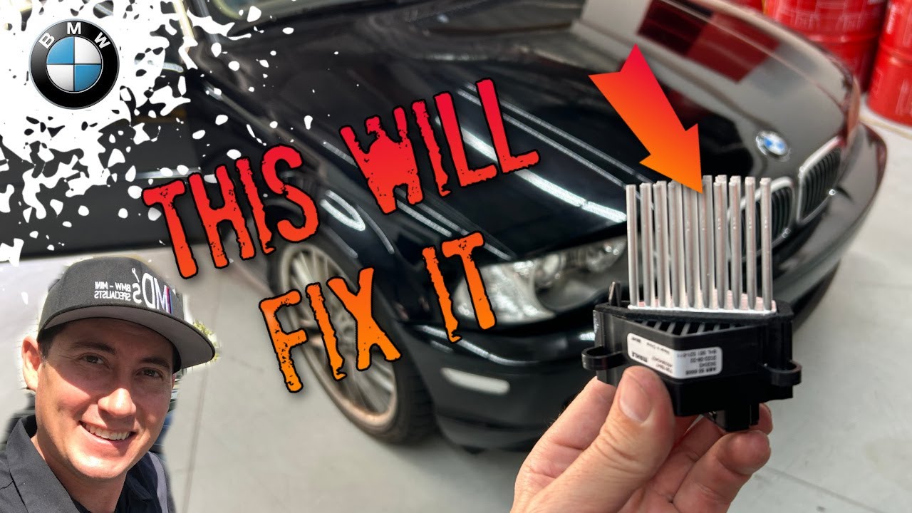 BMW e46 — вентилятор кондиционера не работает ---- Замена резистора