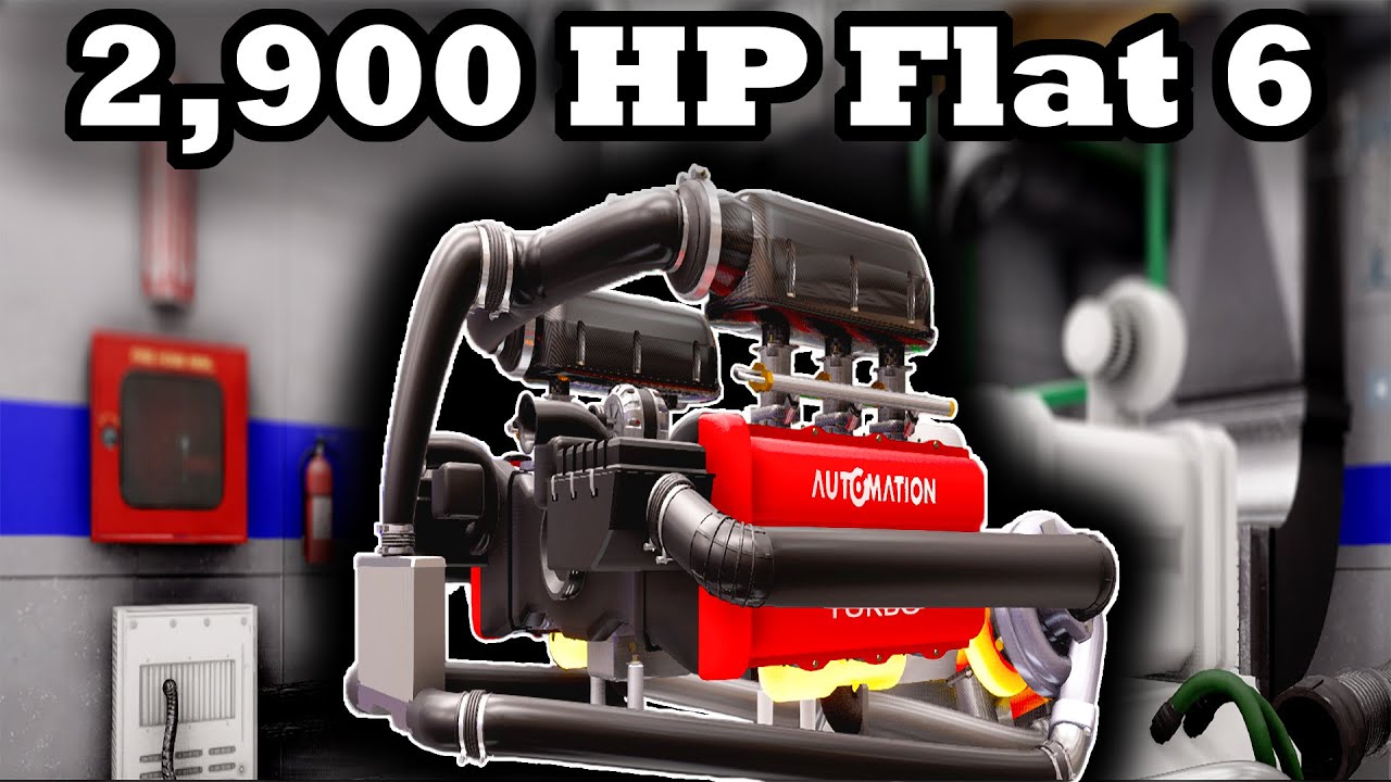 The Most Powerful Boxer 6 Engine Ever | Automation The Car Company Tycoon Game
