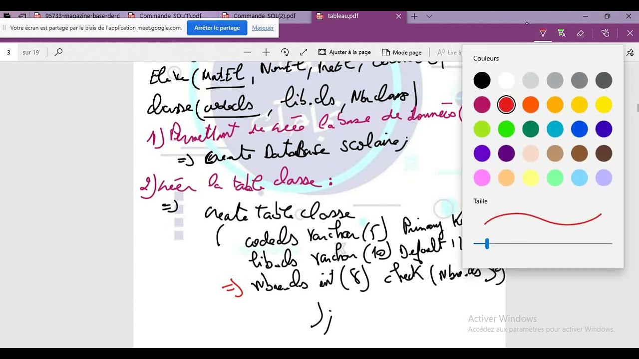 BAC INFO STI  || Séance de révision N° 1