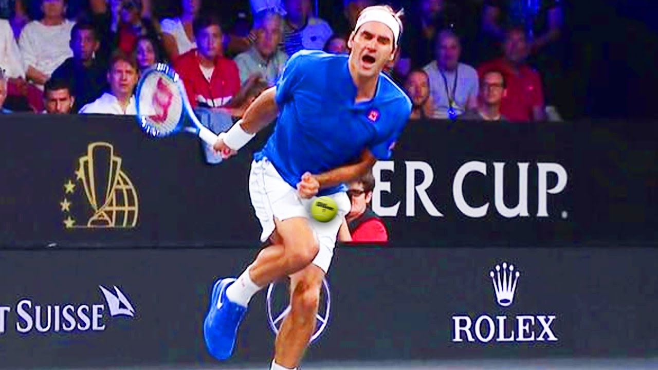 Tennis Players Hit each other