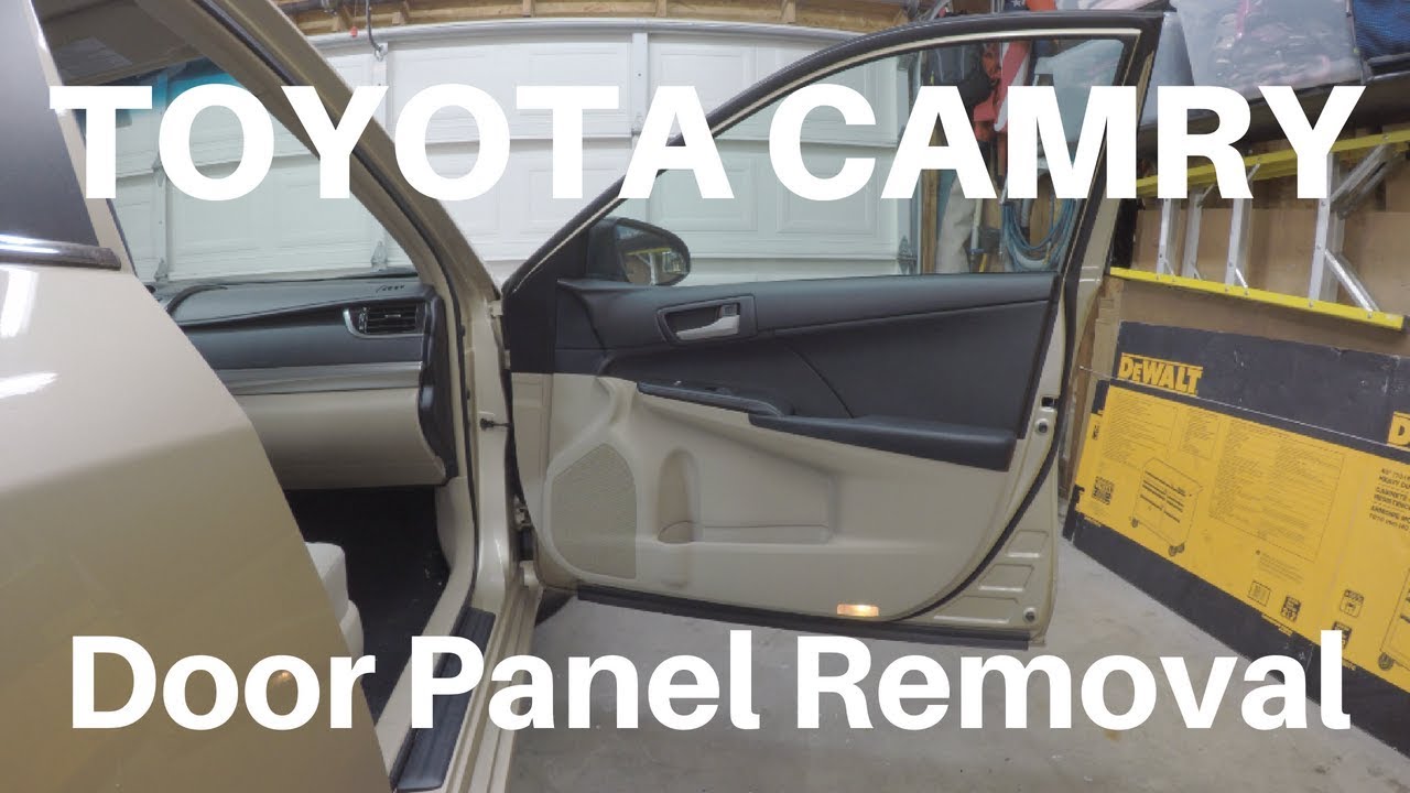 2014 TOYOTA CAMRY Door Panel Removal