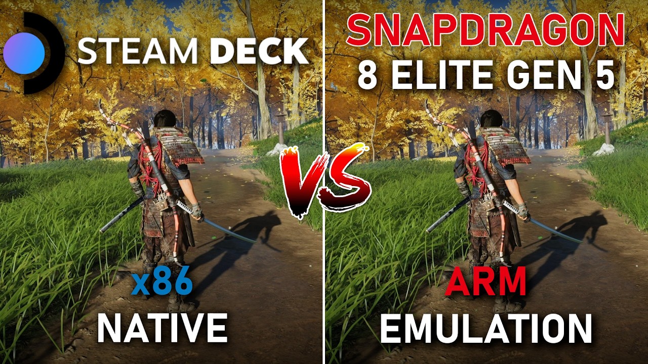 GHOST OF TSUSHIMA | STEAM DECK vs SD 8 ELITE GEN 5 (Winlator Ludashi v2.9)