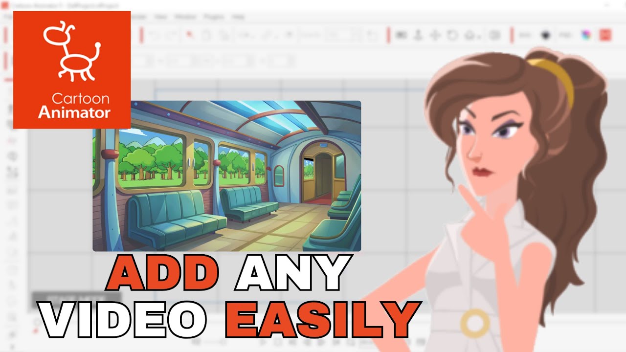 How to add videos into Cartoon animator 5