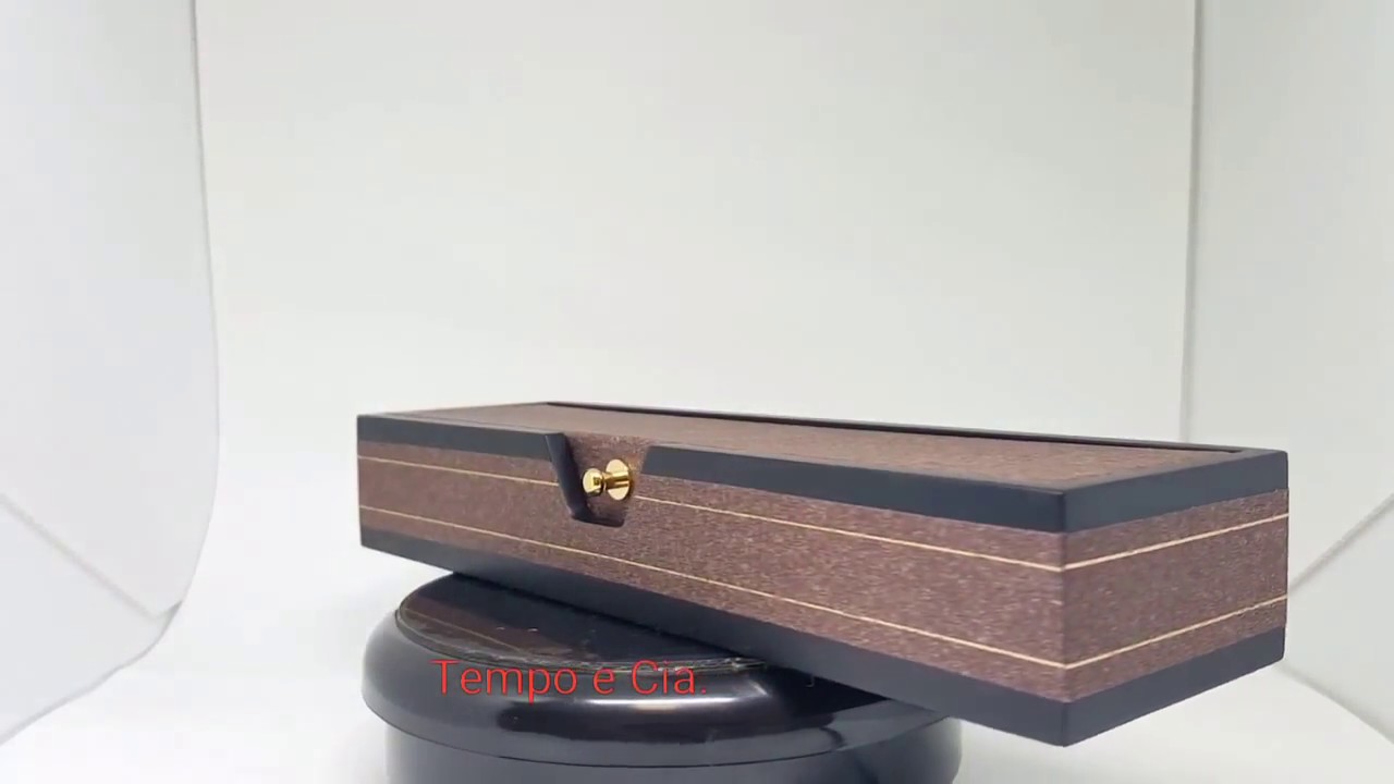 Estojo marrom para j&oacute;ias ( pulseira)