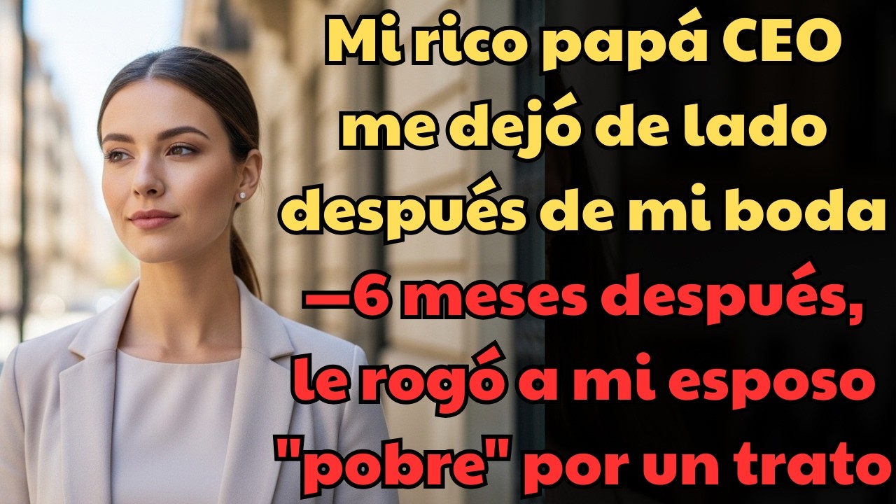 Mi Padre Millonario Me Repudió en Mi Boda… Hasta que Descubrió Quién Era Mi Esposo