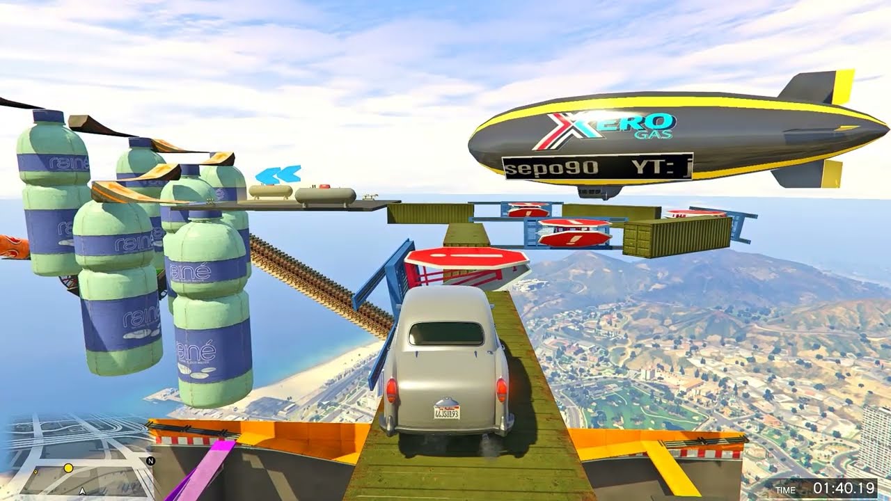 GTA V Extreme Parkour Ramp Challenge! 😈 99% Players Will Fail!