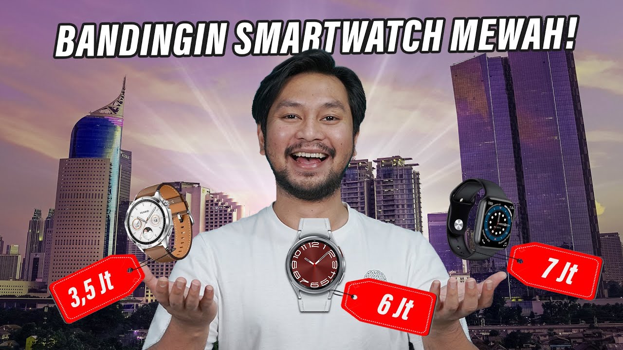 MEWAH Ternyata GAK HARUS MAHAL! HUAWEI WATCH GT 4 vs Samsung Galaxy Watch 6 Classic vs Apple Watch 8