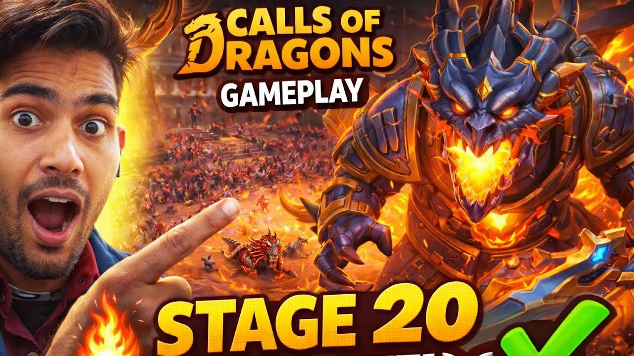 Stage 20 DONE! 🔥 Calls of Dragons Gameplay | Epic Finish