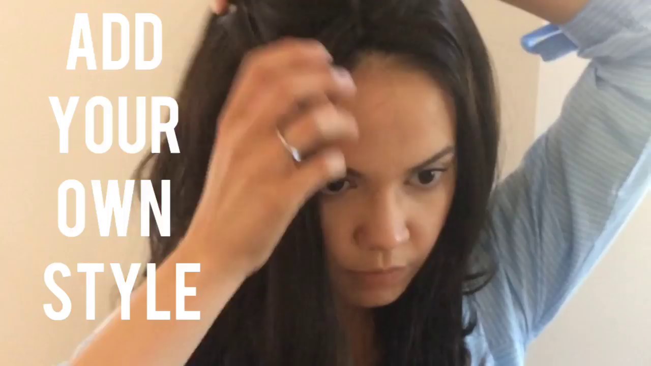 FIRST EVER NO CLIP HAIR TOPPER