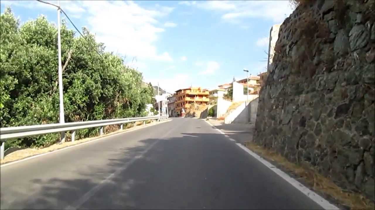 in mtb salita verso Mandanici