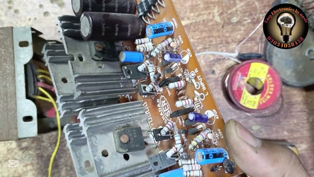 d1047 transistor amplifier circuit repair At home.