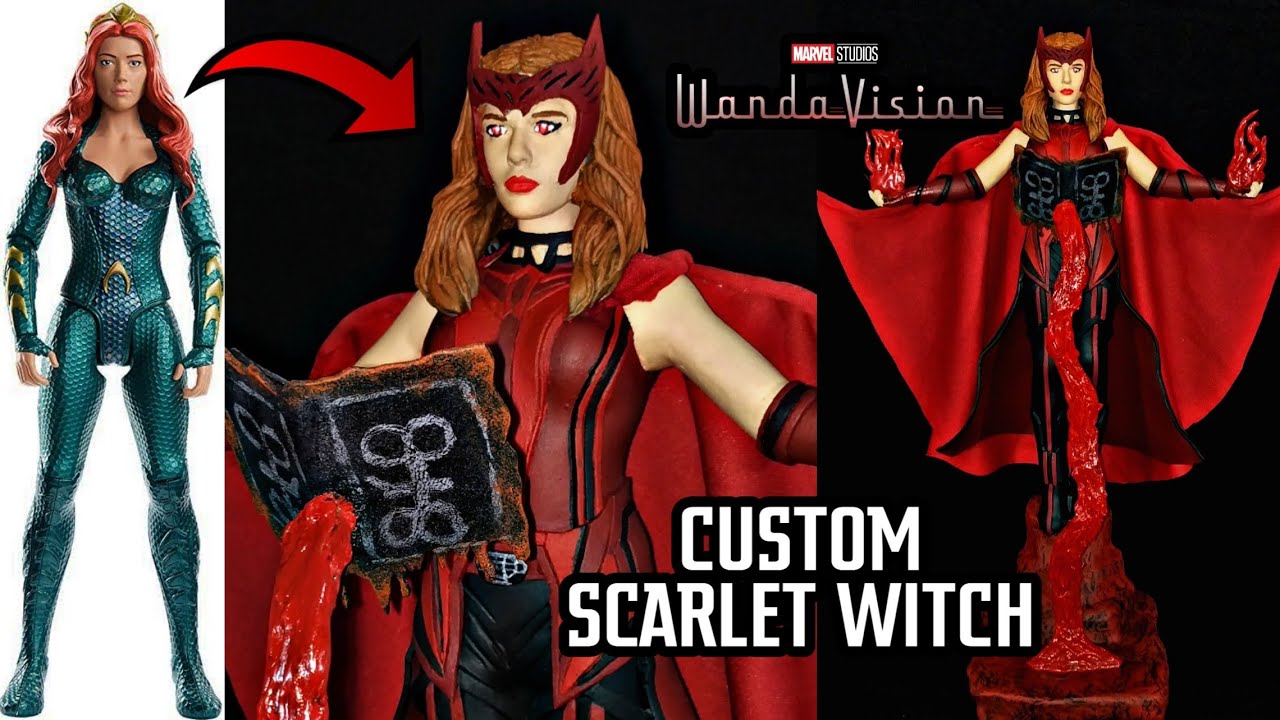 Custom BRUJA ESCARLATA TITAN HERO | Sculpture Scarlet Witch | WandaVision | Timelapse