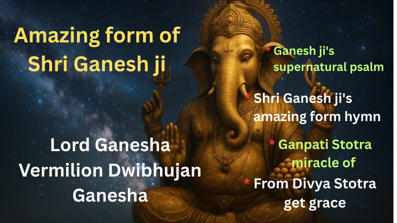 Vermillion double-armed Ganesha:||#bhajan #mahadev #bholenath