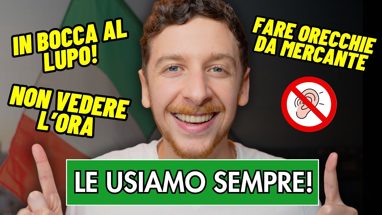 7 Espressioni Idiomatiche Utili Per Le Tue Conversazioni In Italiano (SUB ITA) | Imparare l’Italiano