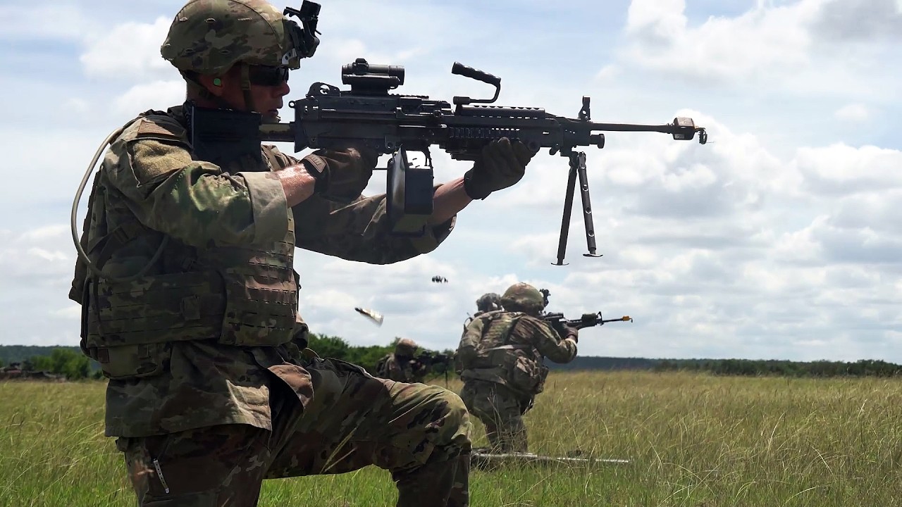 U.S. Army Troopers Conduct Squad Live-Fire Training (June 2026)
