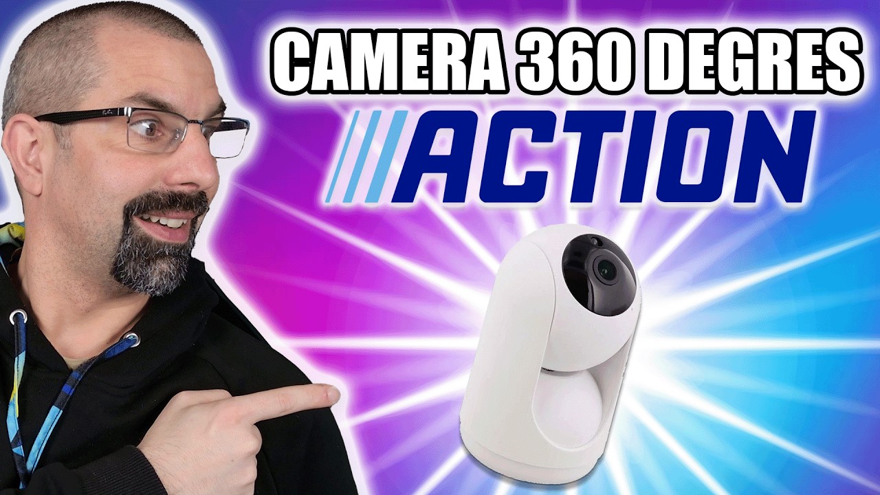 Cam&eacute;ra pivotante 360 degr&eacute;s LSC Smart Connect Action version 2024 - Le Test