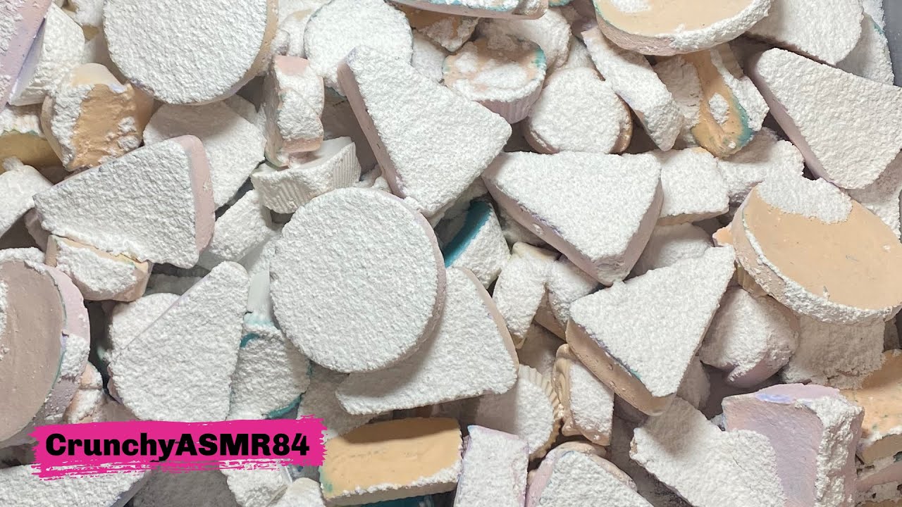 100 Gym Shapes - Gym Chalk Crush - Sleep Aid |ASMR