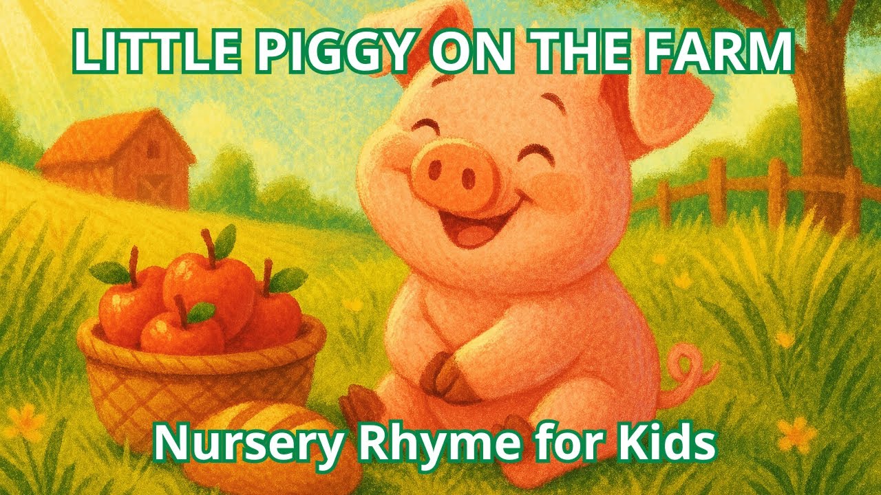 🐷 The Little Piggy on the Farm &ndash; Nursery Rhyme for Kids | Animated Song