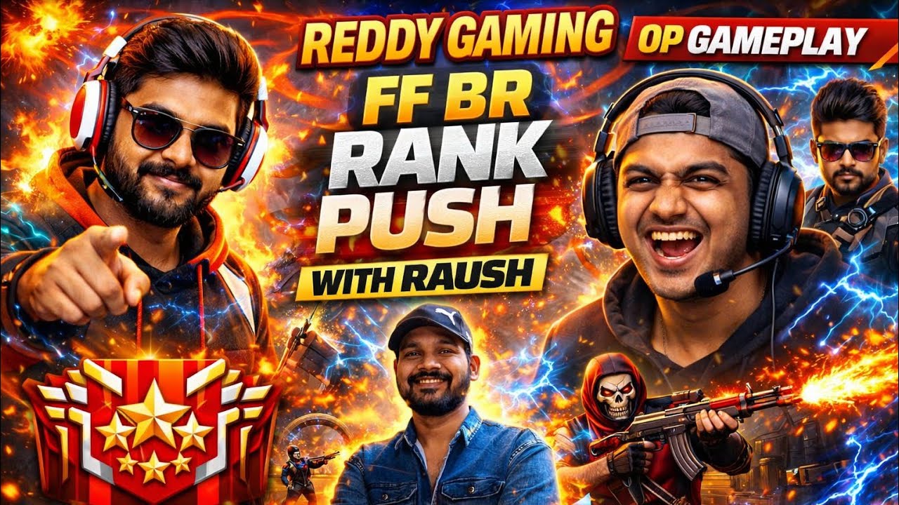 Reddy gaming FF 💥 BR Rank Rush 🎯💯