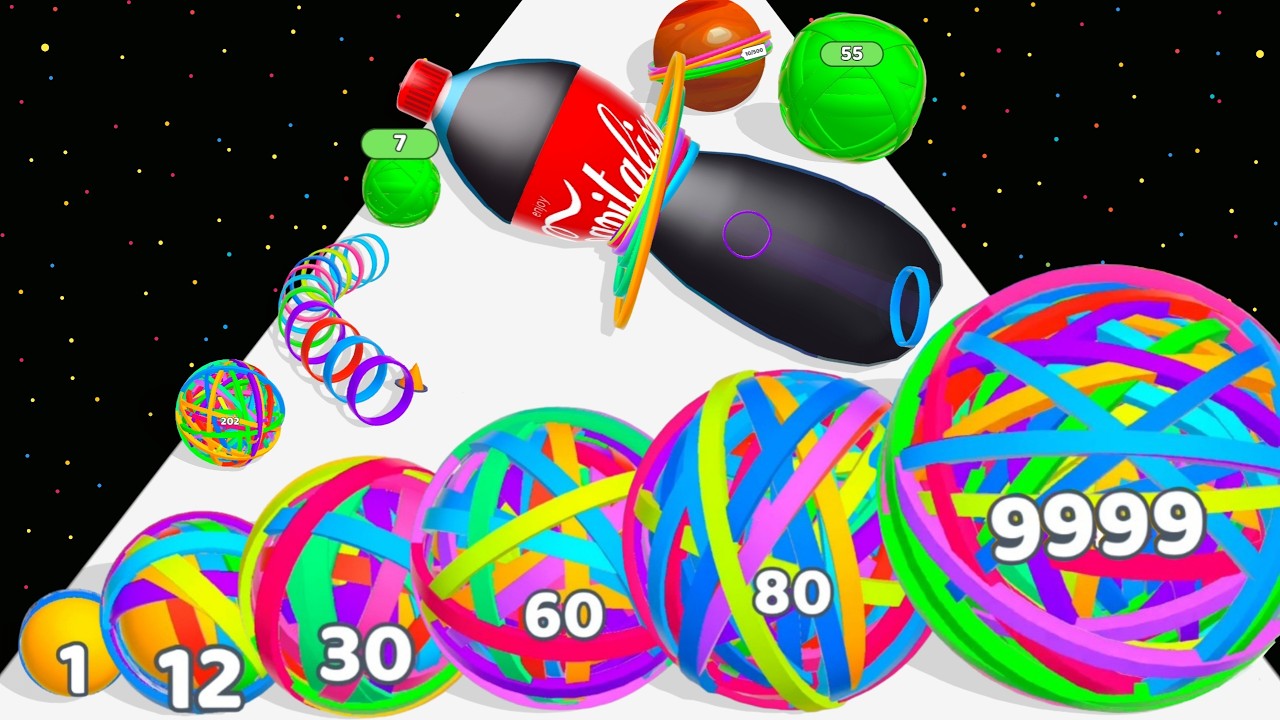 Flexy Runner 3D - Level Up Rubber Max Level Gameplay (Layer Run)