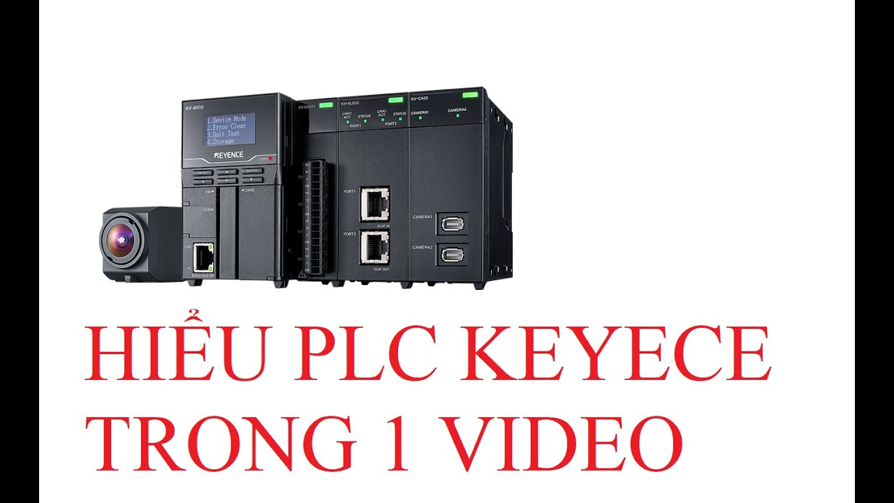Hướng dẫn lập trình PLC Keyence Bài 1 -How To Program a PLC Keyence