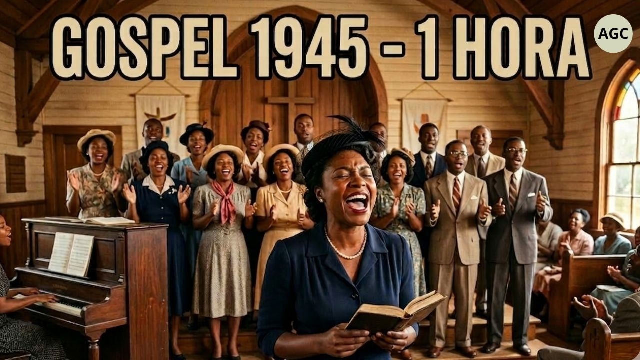 🎵 1 Hora de Gospel 1945 “Solo en Jesús” | Himnos Clásicos de Gloria y Salvación ✨