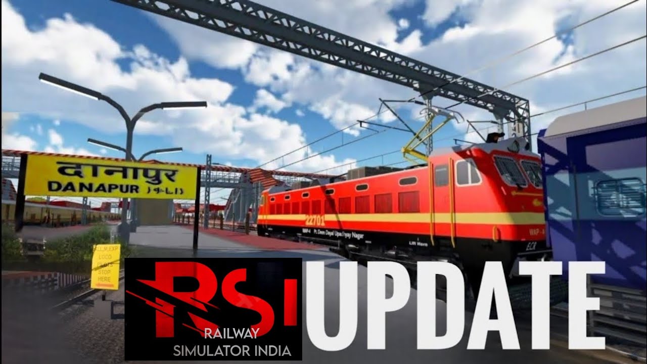 Exclusive gameplay of RSI Latest update, Danapur station, new hd Graphics, signals and new trains.