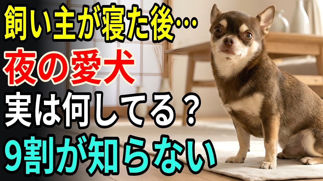 飼い主が眠っている間、犬がこっそりしている行動の本当の理由とは？