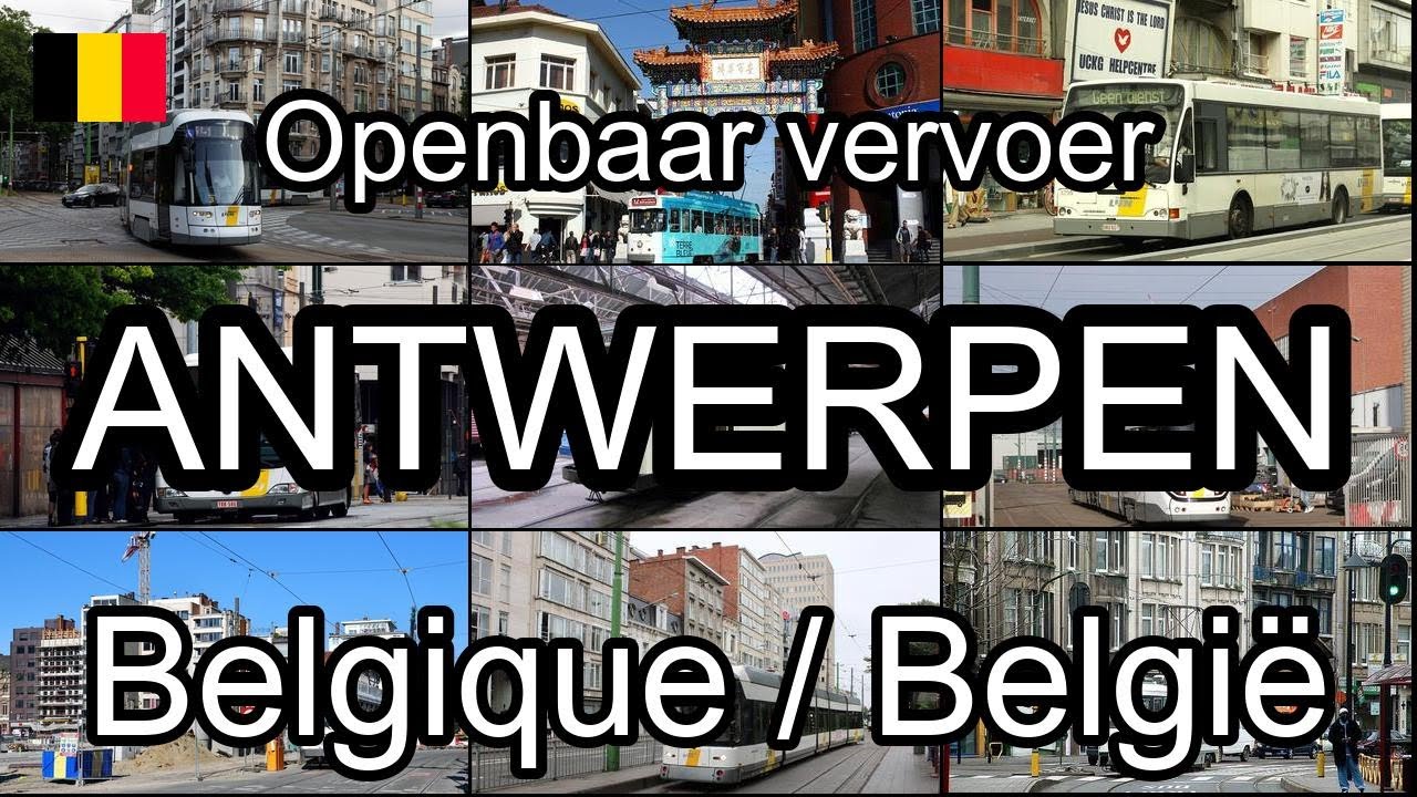 Antwerpen, Belgique / België. Openbaar vervoer
